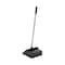 Boardwalk Lobby Dust Pan, Plastic/Aluminum, 11.75" Wide, 34" Handle, Blk/Silver BWK02600 - alternate 4